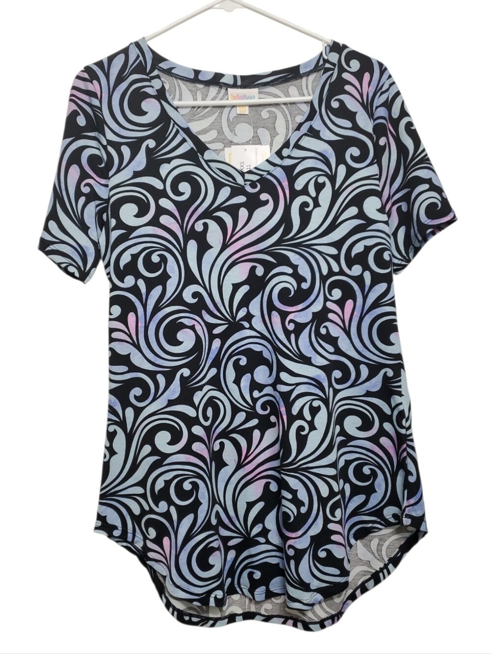 LulaRoe Iris Tunic XXS Abstract SWIRL Pattern NWT